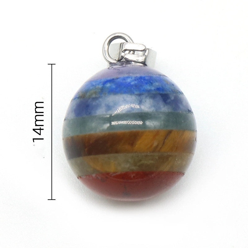 Natural Amethyst & Jade Multi-Stone Crystal Pendant | Jewelry Accessories