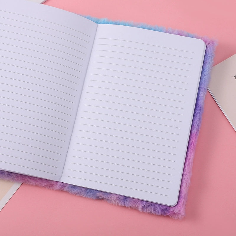 Red Heart Bear Plush Notebook Cute Learning Journal|Stationery & Office Supplies