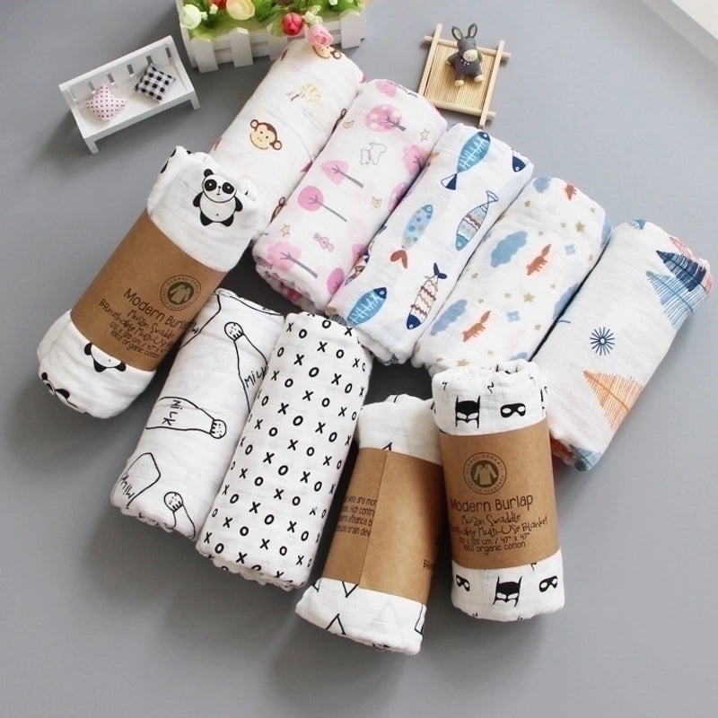 Cotton Baby Accessories with Star and Stripe Tree Design | Baby Accessories