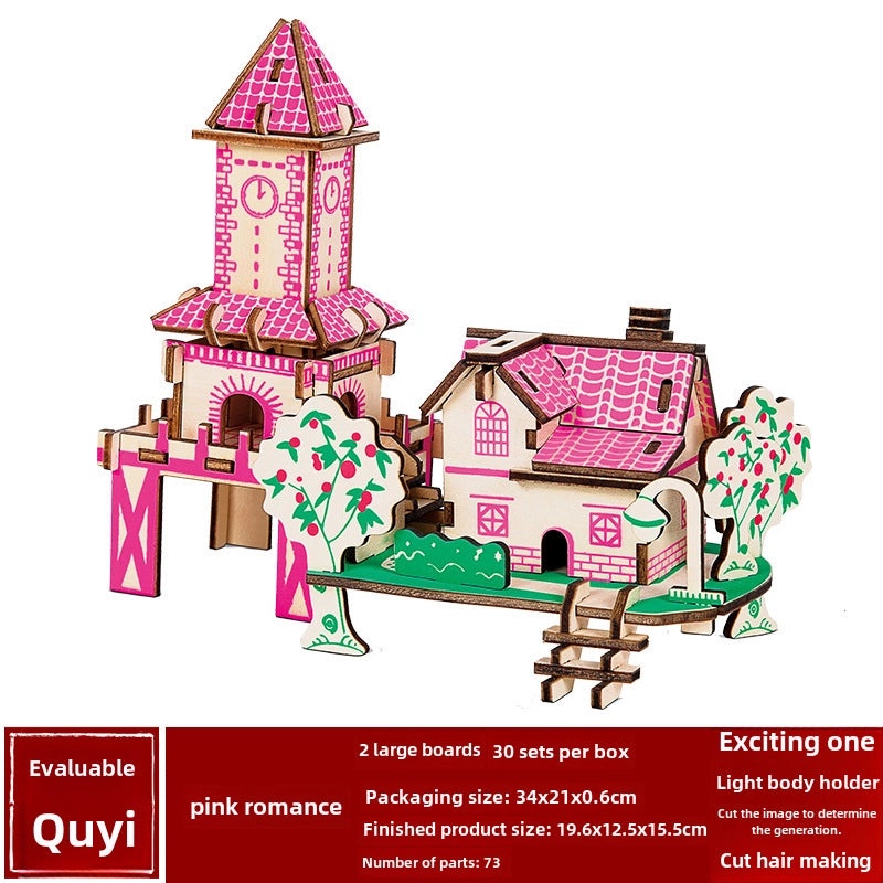 Handmade Wooden 3D Puzzle for Kids and Adults | Educational Toys & Games