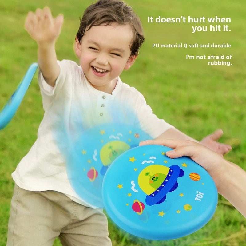 TOI Tuyi Kids Soft Flying Saucer Toy Outdoor Cartoon Park Parent-Child Fitness Sports|儿童户外玩具