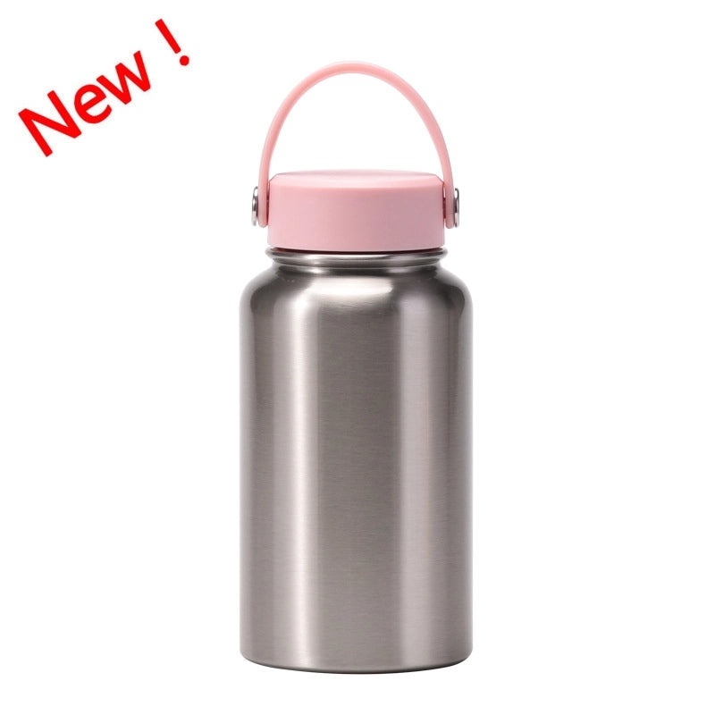 Stainless Steel Water Bottle Single Piece Casual Solid Color | Drinkware & Hydration