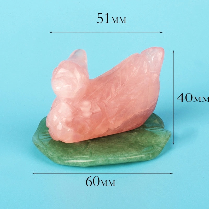 Minimalist Animal Gemstone Crystal Ornaments for Home Decor|Home & Living Decorations