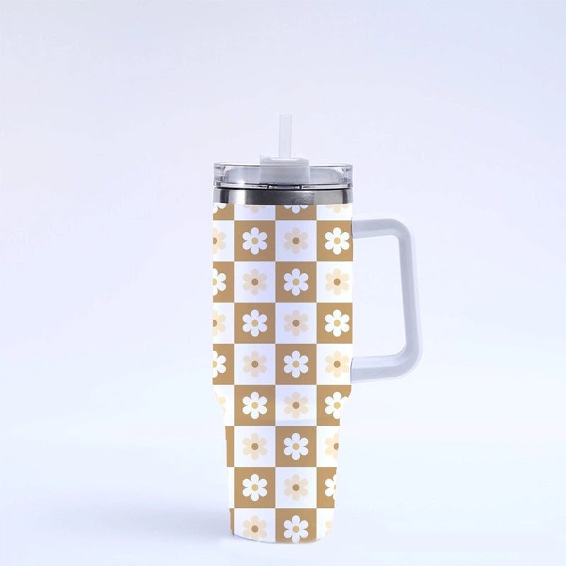 Cherry Blossom Stainless Steel Thermos Cup 304 Grade Durable Insulated Bottle | Drinkware & Thermoses