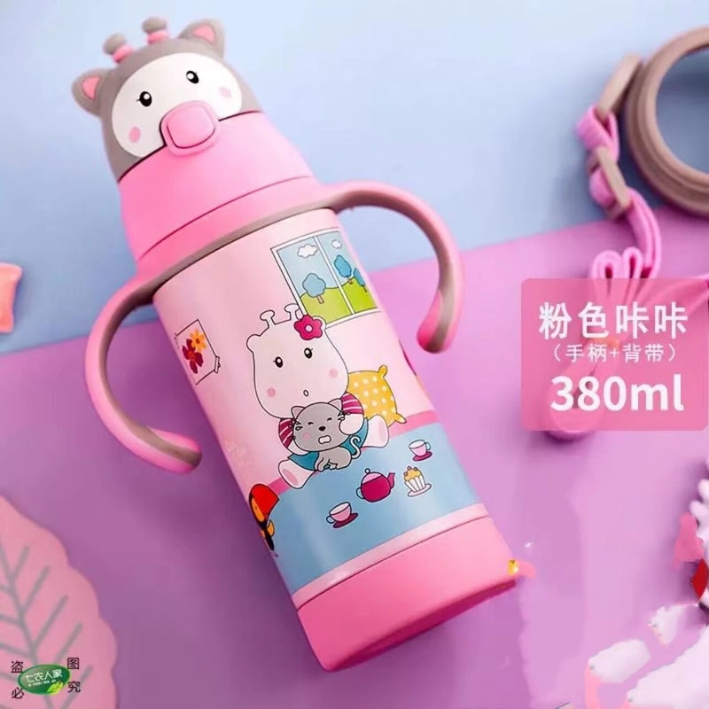 Adorable Cartoon Stainless Steel Insulated Water Bottle|Drinkware & Thermoses