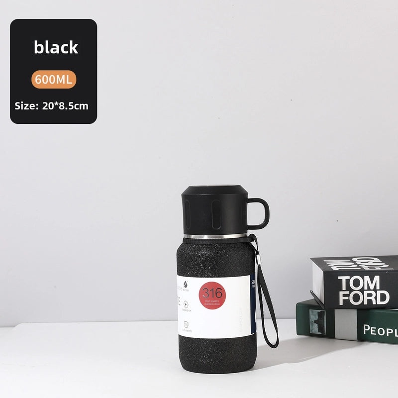 Large Capacity Stainless Steel Thermos Cup for Men and Women | Outdoor Sports Insulated Tea Kettle | Drinkware