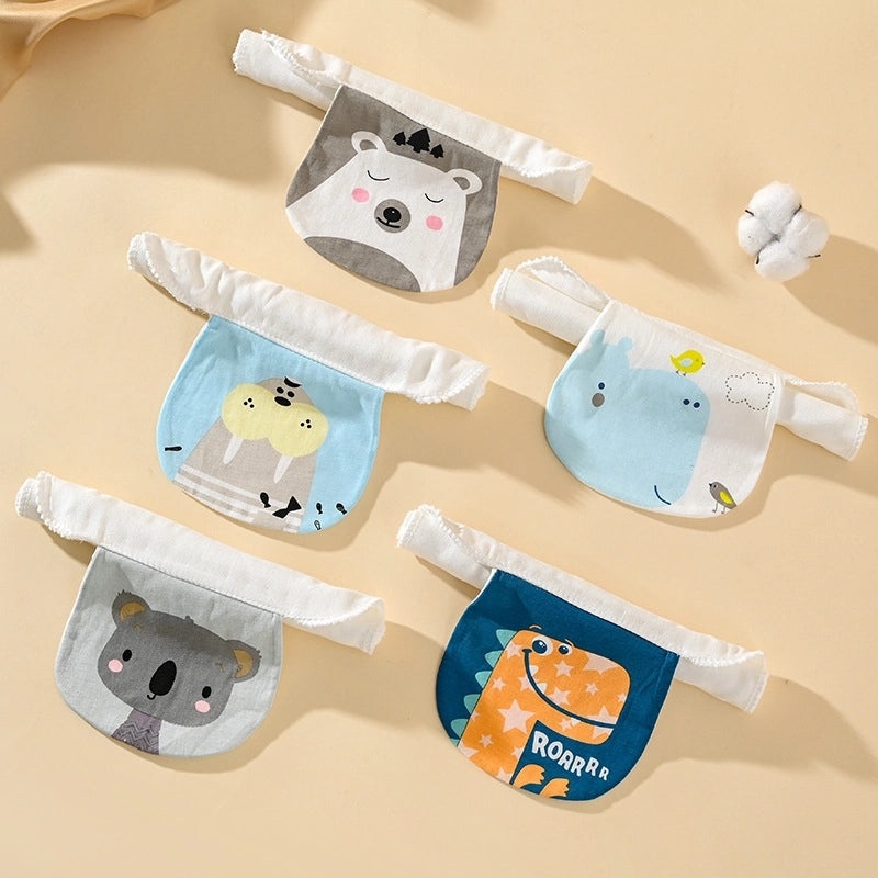 Adorable Animal Print Cotton Baby Burp Cloths Soft Infant Accessories|Baby Care Essentials