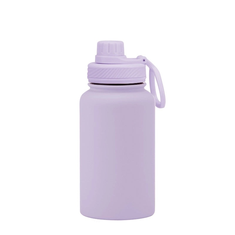 Stainless Steel Water Bottle Single Piece Casual Solid Color | Drinkware & Hydration