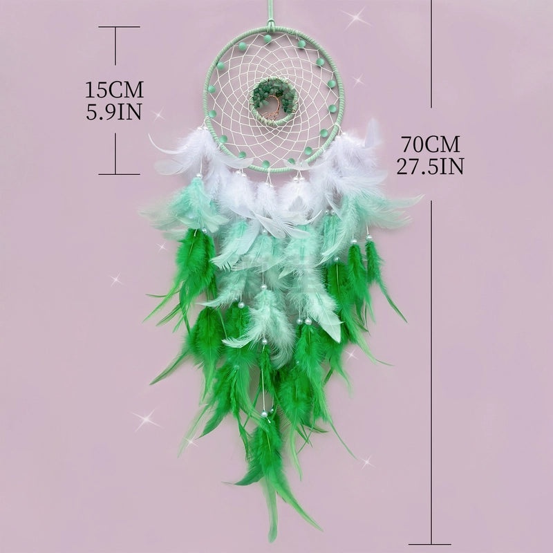 Minimalist Solid Color Feather Iron Dreamcatcher Wall Hanging Decor|Home Wall Art