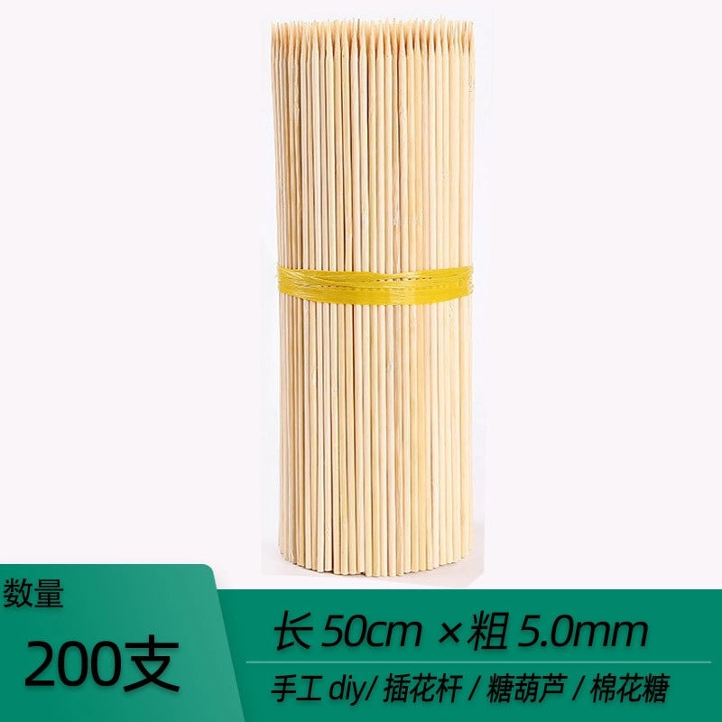 Disposable Bamboo Skewers for BBQ Grilled Meat and Fruits | Kitchen & Dining Accessories