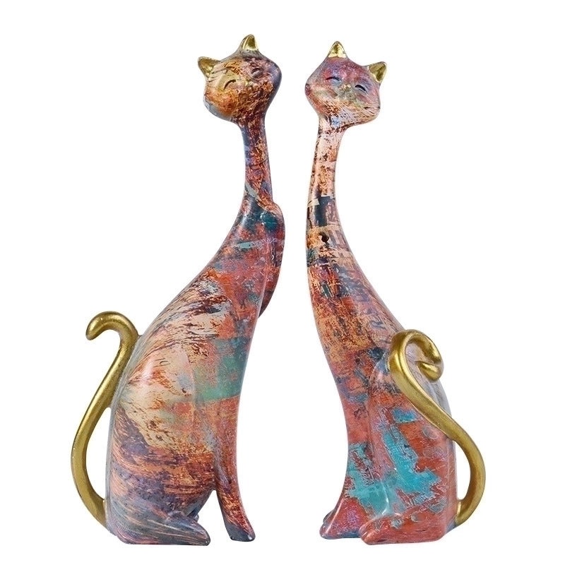 Vintage Style Cat Resin Figurines|Home Decor & Collectibles