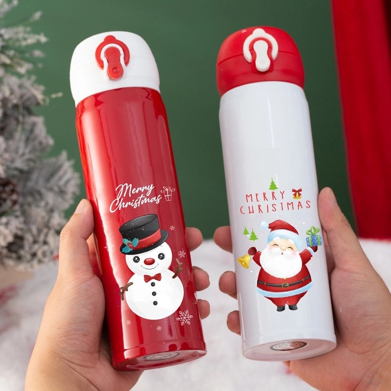 Christmas Santa Claus Stainless Steel Thermos Flask 500ml|Drinkware & Thermoses