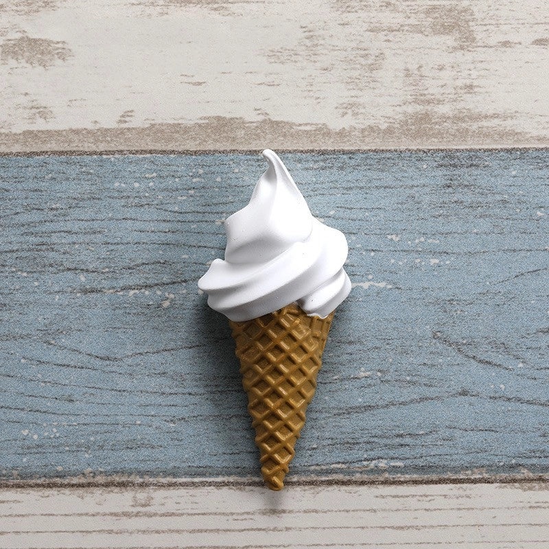 Cute Ice Cream Resin Fridge Magnet Decorative Artificial Ornament|Home Decor