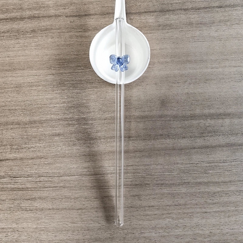 Glass Straw for Vacation Use Solid Color Reusable Eco-Friendly Drink Accessory|Drinkware & Bar Supplies