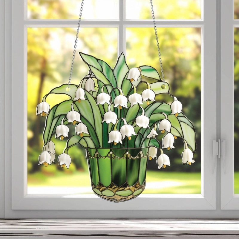 Garden Style Acrylic Linglan Solar Light Catcher | Home Decor & Window Hangings