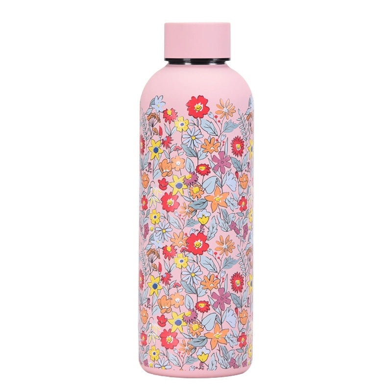 Cute Cartoon Stainless Steel Thermos Water Bottle | Drinkware & Tumblers