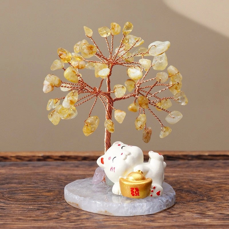 Minimalist Tree Crystal Ornament Decorative Artificial Home Accessories|Home Decor