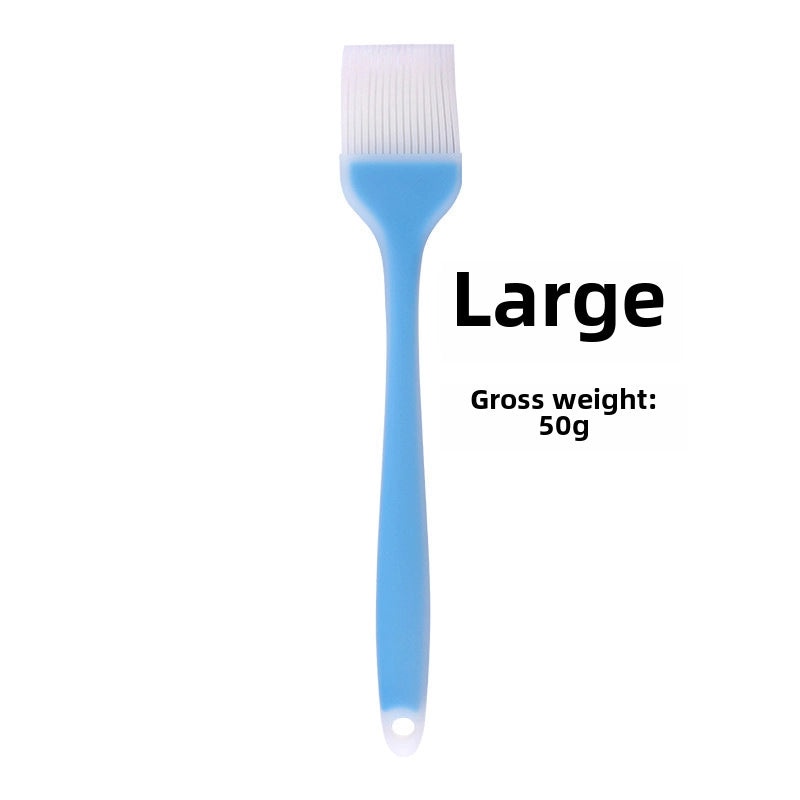 Silicone Oil Brush and Scraper for Baking One-piece Cake Cream Spatula Barbecue Brush Multipurpose Kitchen Tool|Kitchen Tools & Gadgets