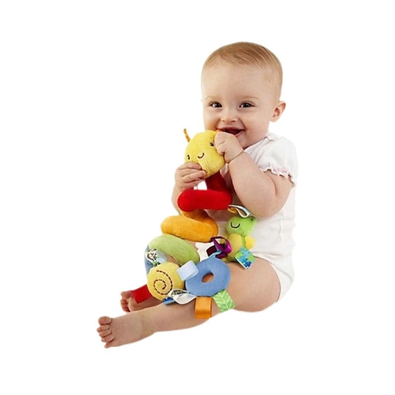 Colorful Plush Rattle Bed Bell Toy for Babies|Baby Toys & Accessories