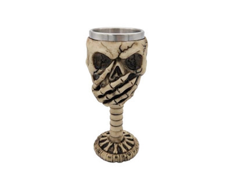 Halloween Retro Skull Stainless Steel Resin Water Bottle | Drinkware & Bottles