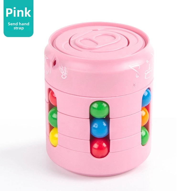Hamburger Magic Bean Cola Cube Fingertip Gyro Decompression Rotating Ball Toy|Fidget & Stress Relief Toys