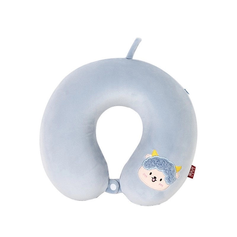 Cartoon Memory Foam U-Shaped Neck Pillow for Travel, Office, and Home | Travel Accessories