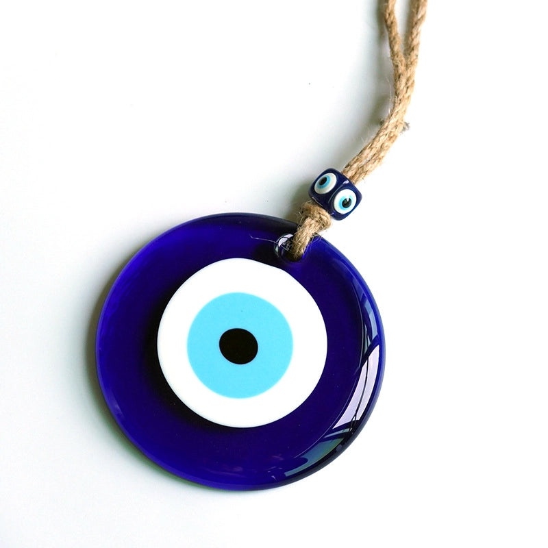 Turkish Blue Evil Eye Glass Pendant Decoration for Home and Office | Home Decor