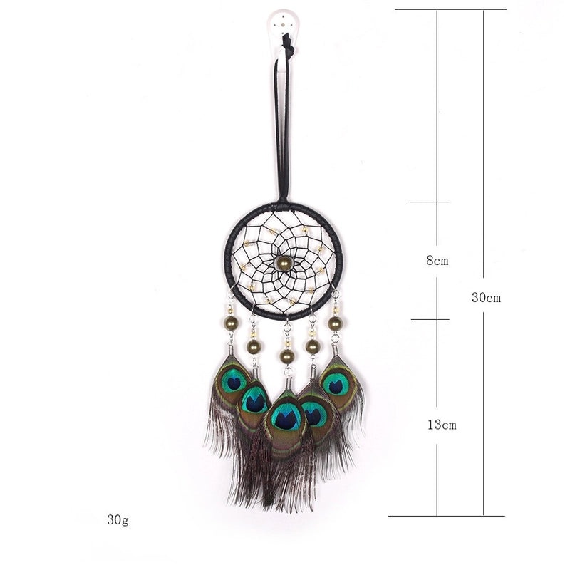 Minimalist Geometric Cotton Thread Feather Iron Ornament|Home Decor Accessories