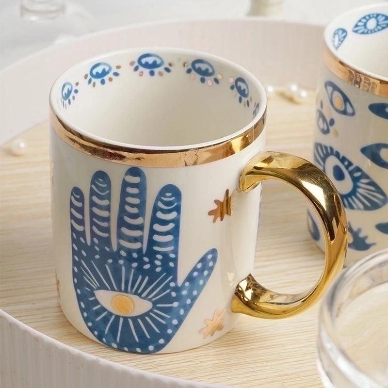 Chinoiserie Porcelain Eye Design Tableware Single Piece|Home & Kitchen Tableware