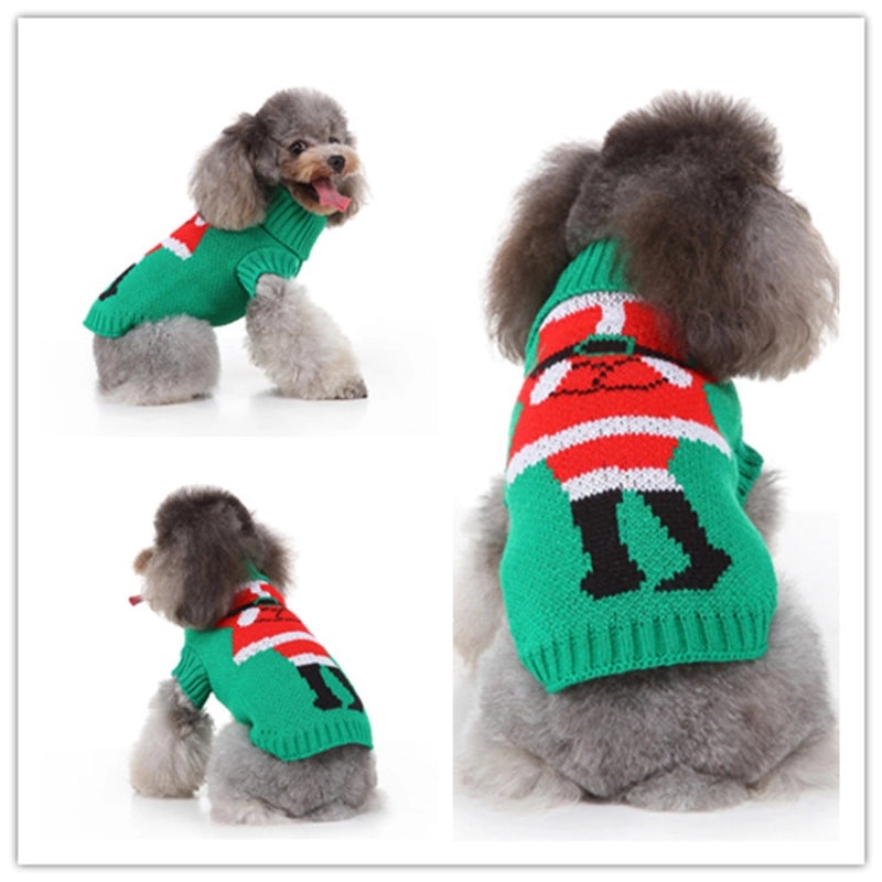 Cozy Polyester Christmas Reindeer Pet Outfit | Holiday Pet Apparel