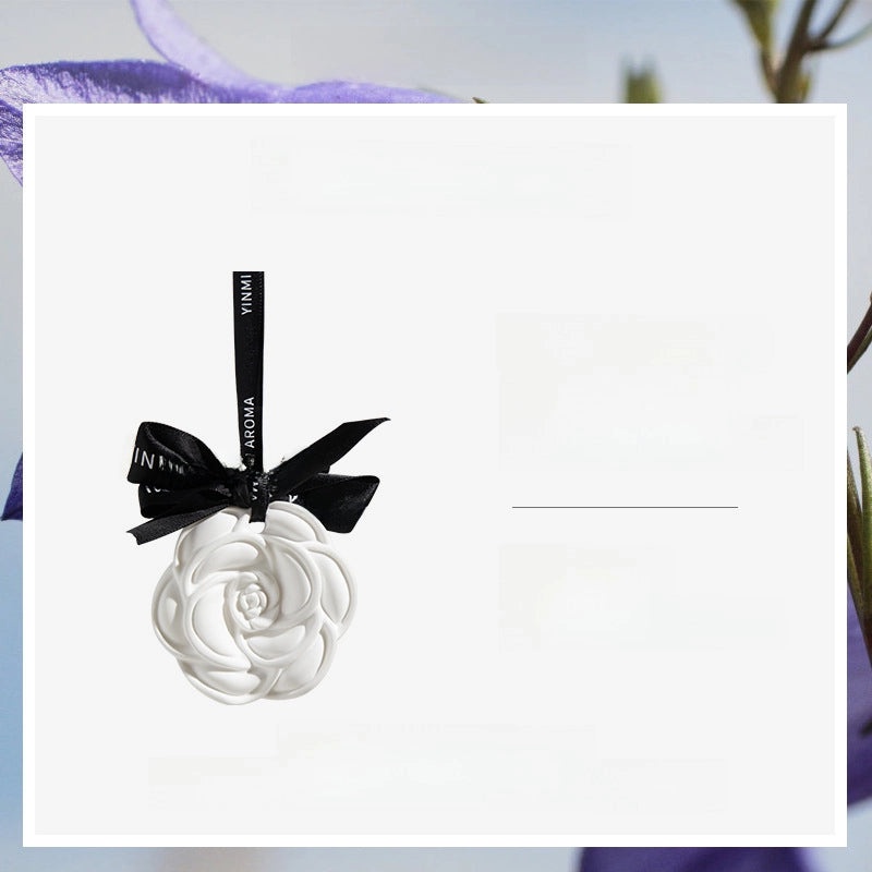 Camellia Solid Wax Car & Home Aromatherapy Hanging Deodorizer Long-Lasting Fragrance Wardrobe Freshener|家居香氛用品