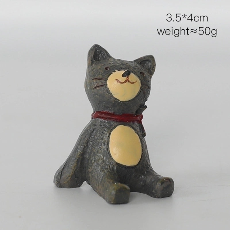 Adorable Cartoon Resin Figurines Decorative Artificial Ornaments for Home|Home Decor