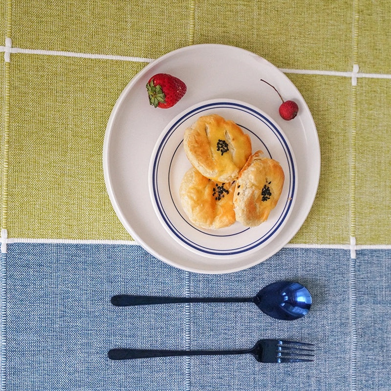 Simple Embroidered Tablecloth for Dining and Coffee Tables|Home Decor Table Linens