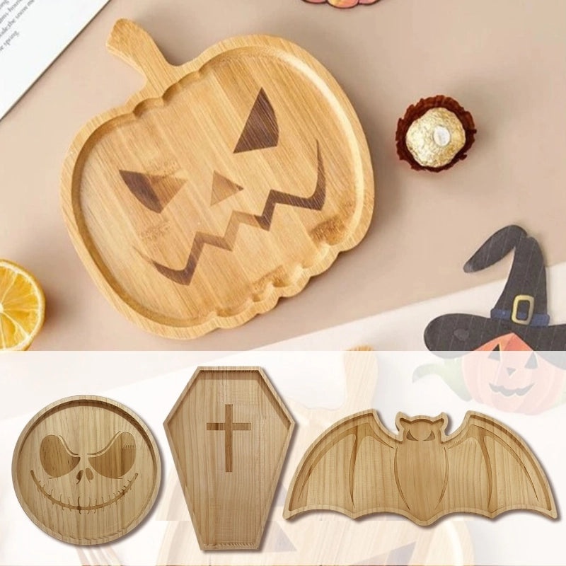 Halloween Pumpkin Skull Wooden Decorations for Party|Halloween Party Decorations