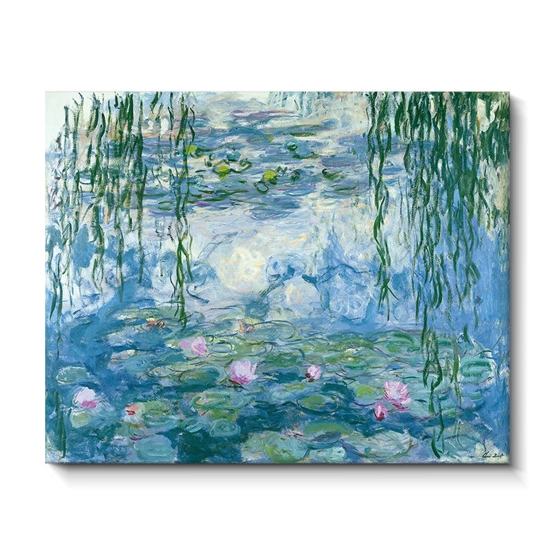Yinhao Monet Van Gogh Harvest Wheat Field Oil Painting Wall Art for Living Room Dining Room Hallway|Wall Art & Paintings