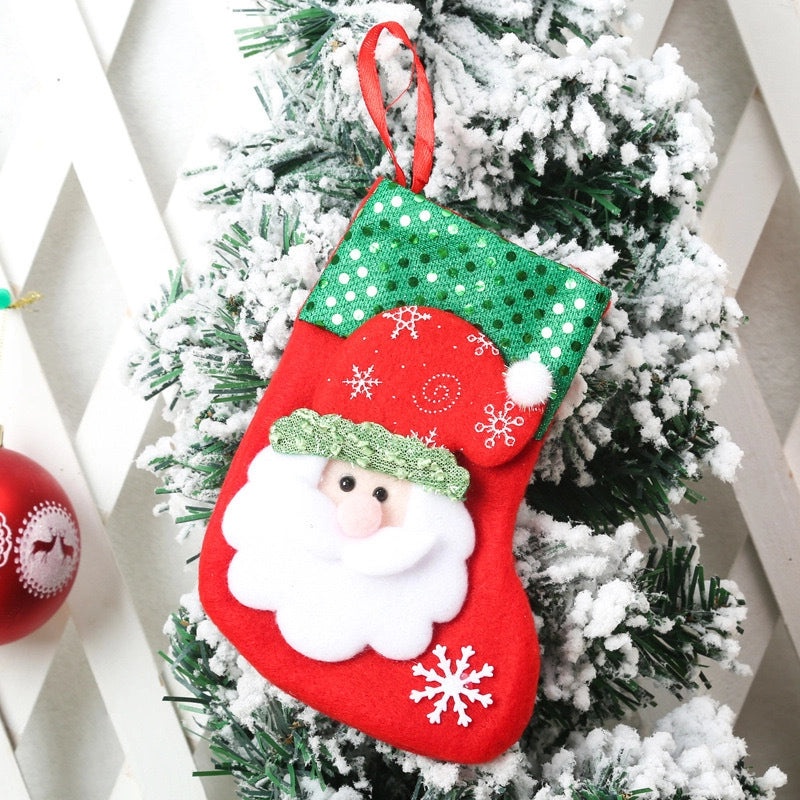 Christmas Gift Bag for Jewelry Candy Socks | Holiday Packaging & Decoration Accessories