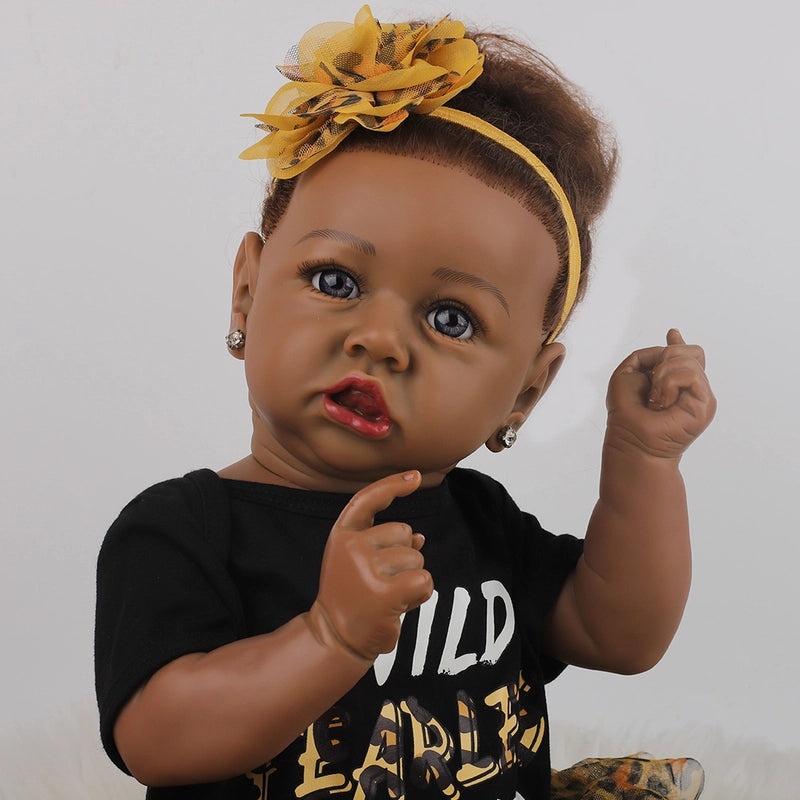 Realistic Vinyl Doll Toy with Silica Gel Material | Kids' Toys & Collectibles
