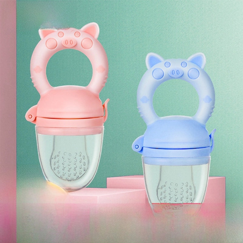 Baby Fruit & Vegetable Music Pig Teether Bag | Baby Teethers & Pacifiers