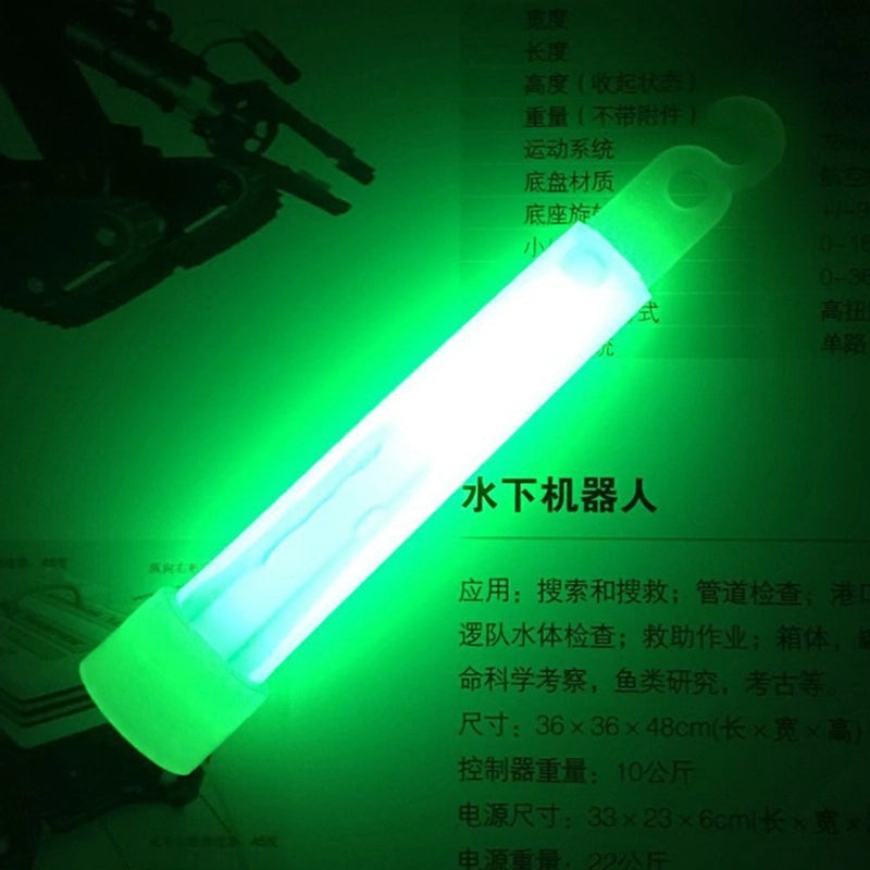 4-inch 6-angle Glow Stick with Hook for Emergency and Military Use | Outdoor & Tactical Gear