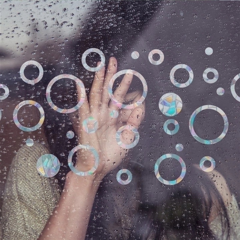 Leaf Moon Heart Shaped PVC Pet Wall Decal for Home Decor | Wall Stickers