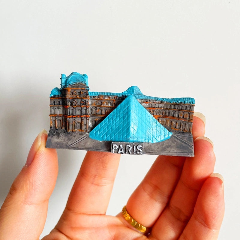 3D Travel Refrigerator Magnet Stickers Europe Cities Souvenirs Creative Tourist Gifts|Home Decor & Magnets