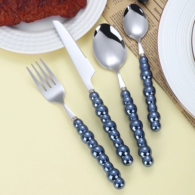 Baroque Style Solid Color Stainless Steel Cutlery Single Piece|Kitchen & Dining Tableware