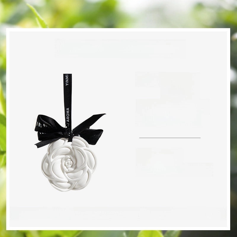 Camellia Solid Wax Car & Home Aromatherapy Hanging Deodorizer Long-Lasting Fragrance Wardrobe Freshener|家居香氛用品