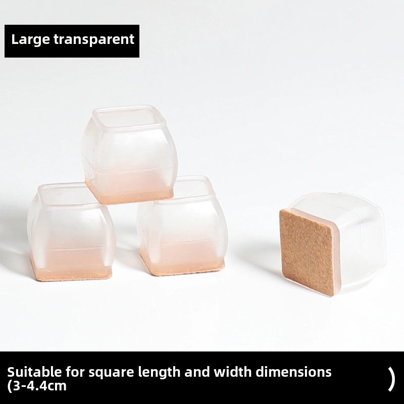 Silent Chair Leg Protective Covers Thickened Table Foot Pads for Chairs and Stools | Home & Living Accessories