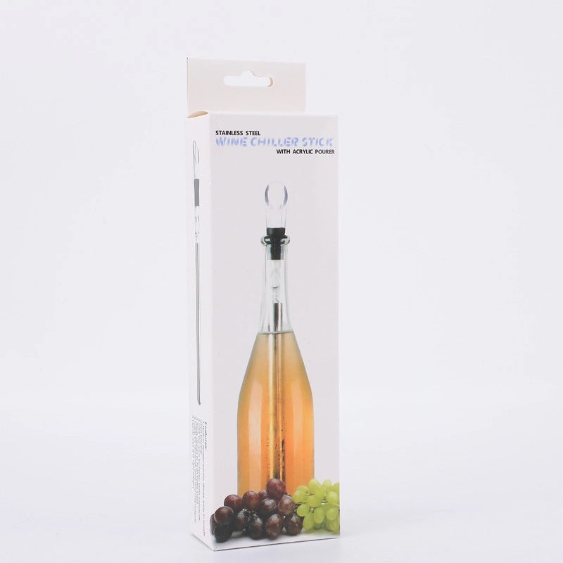 Quick-Frozen Stainless Steel Ice Wine Stick Pourer 3-in-1 Commercial Wine Decanter | Kitchen & Dining Accessories