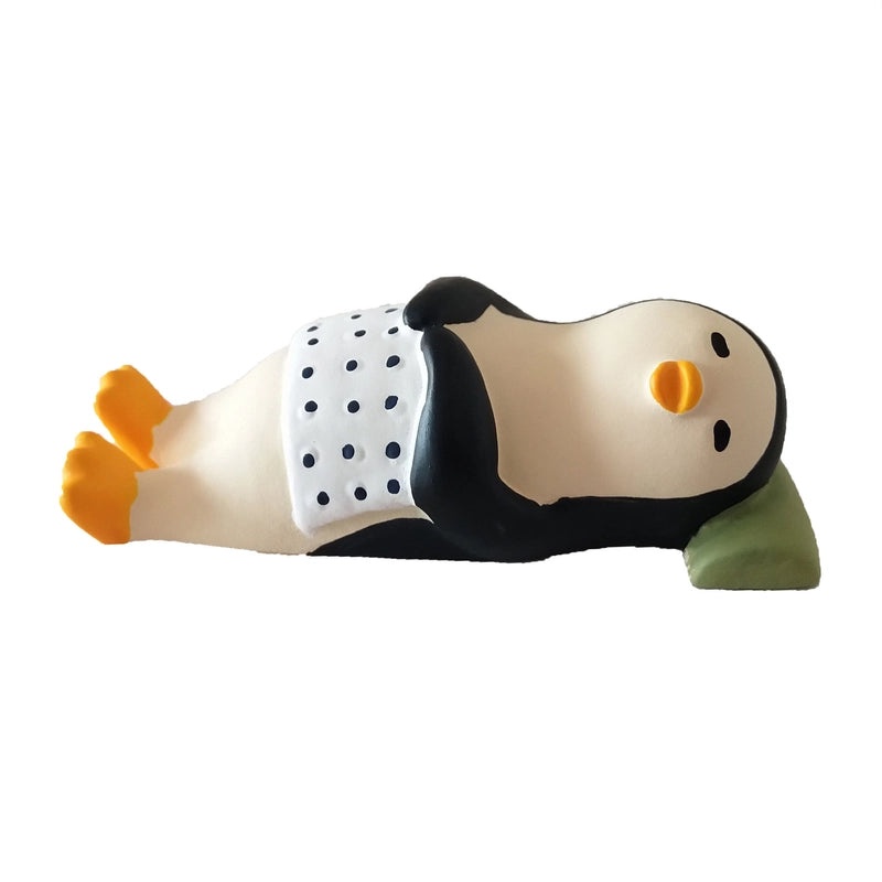 Japanese-style Zakka Resin Crafts Shiba Inu Penguin Cat White Bear Lazy Cat Creative Ornaments|Home Decor & Crafts