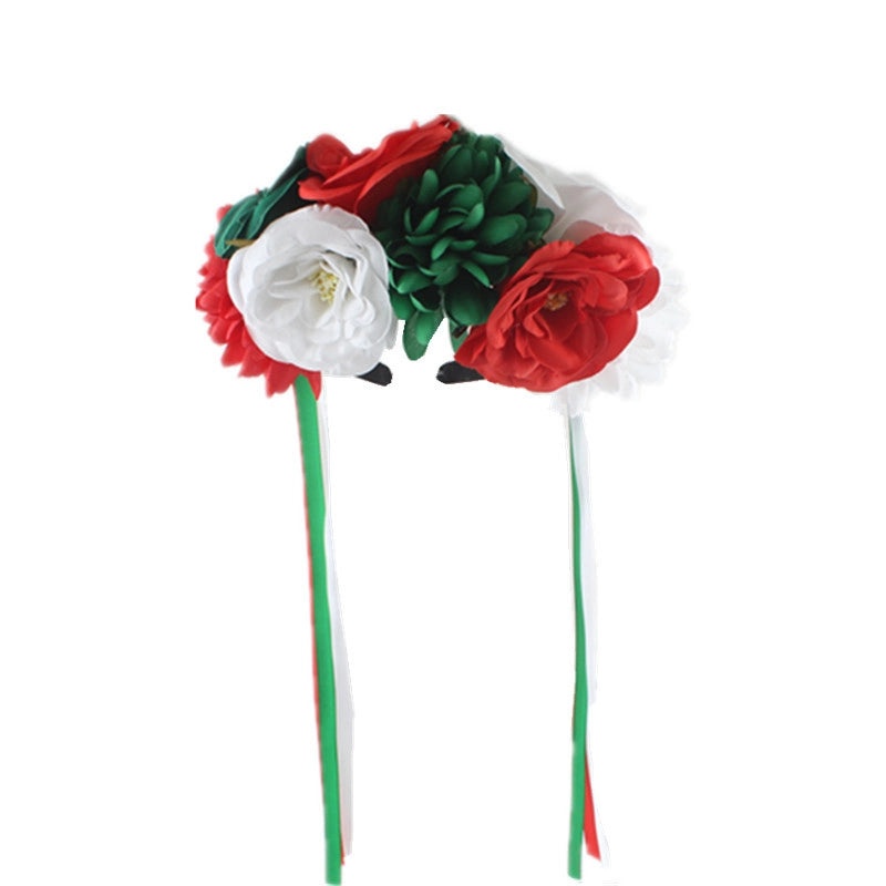 Artificial Flower Ribbon Hairband for Women|Hair Accessories
