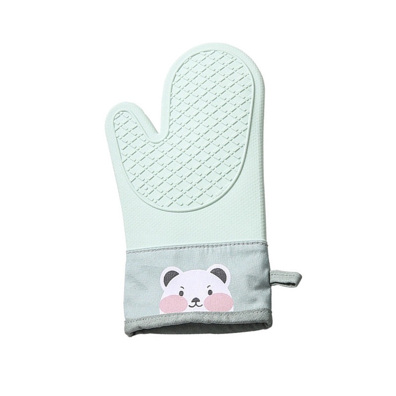 Heat Resistant Silicone Oven Gloves Non-slip Thickened Baking Kitchen Microwave Gloves|Kitchen Accessories
