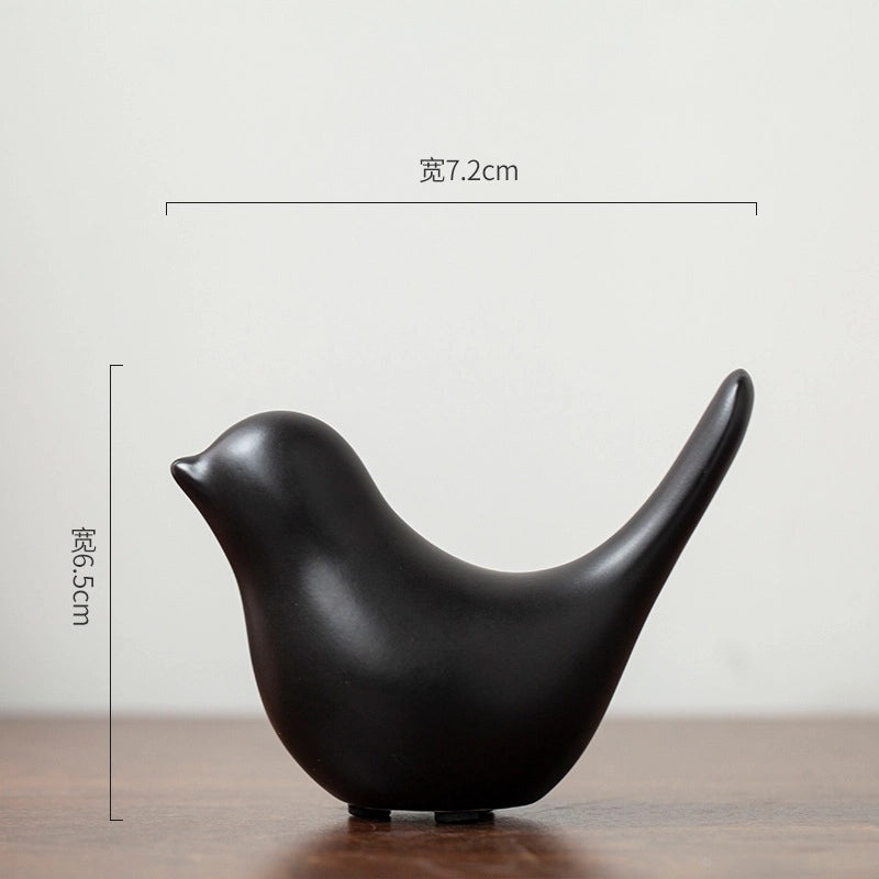 Nordic Minimalist Ceramic Bird Abstract Sculpture for Home Decor|Home Decorations