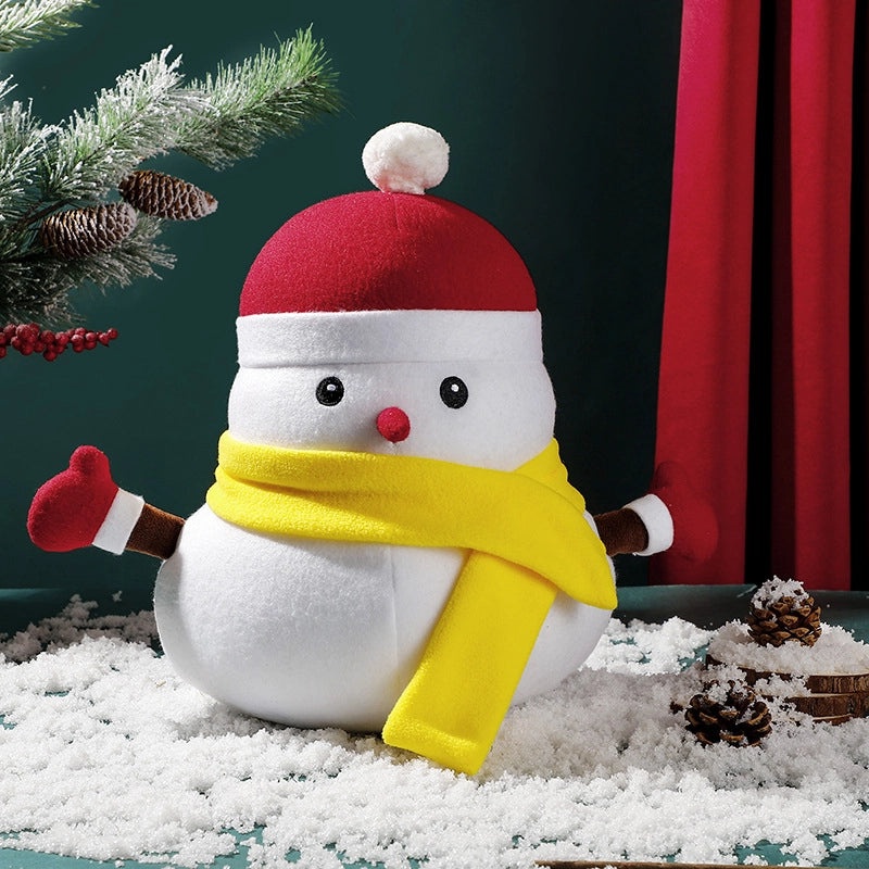 Christmas Snowman Plush Toy with Soft PP Cotton Filling | Stuffed Animals & Plush Toys